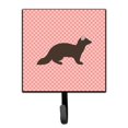 thumbnail image 1 of Carolines Treasures BB7869SH4 Sable Marten Pink Check Leash or Key Holder, 1 of 1