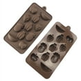 thumbnail image 3 of for 11 Grid Baking Silicone Ice Candy Jelly Chocolate Mould with Durable Flex Nonstick Design for Freezer use, 3 of 8