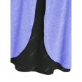 thumbnail image 4 of Camiseta Talla Extra Cruzada Superpuesto Rosegal Mangas largas de talla grande, 4 of 5