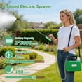 thumbnail image 6 of 1.35 Gallon Battery Powered Sprayer,Electric Garden Sprayer with Battery Indicator, 23.6" Telescopic Wand, 3 Mist Nozzles, Shoulder Type Weed Sprayer for Yard, Lawn and Garden, 6 of 8