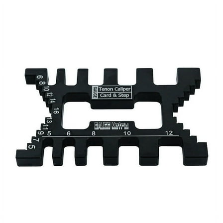 Aluminum Dovetail Jig Tenon Gaps Gauge Woodworking Black