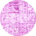 thumbnail image 1 of Ahgly Company Indoor Round Persian Pink Traditional Area Rugs, 7' Round, 1 of 4