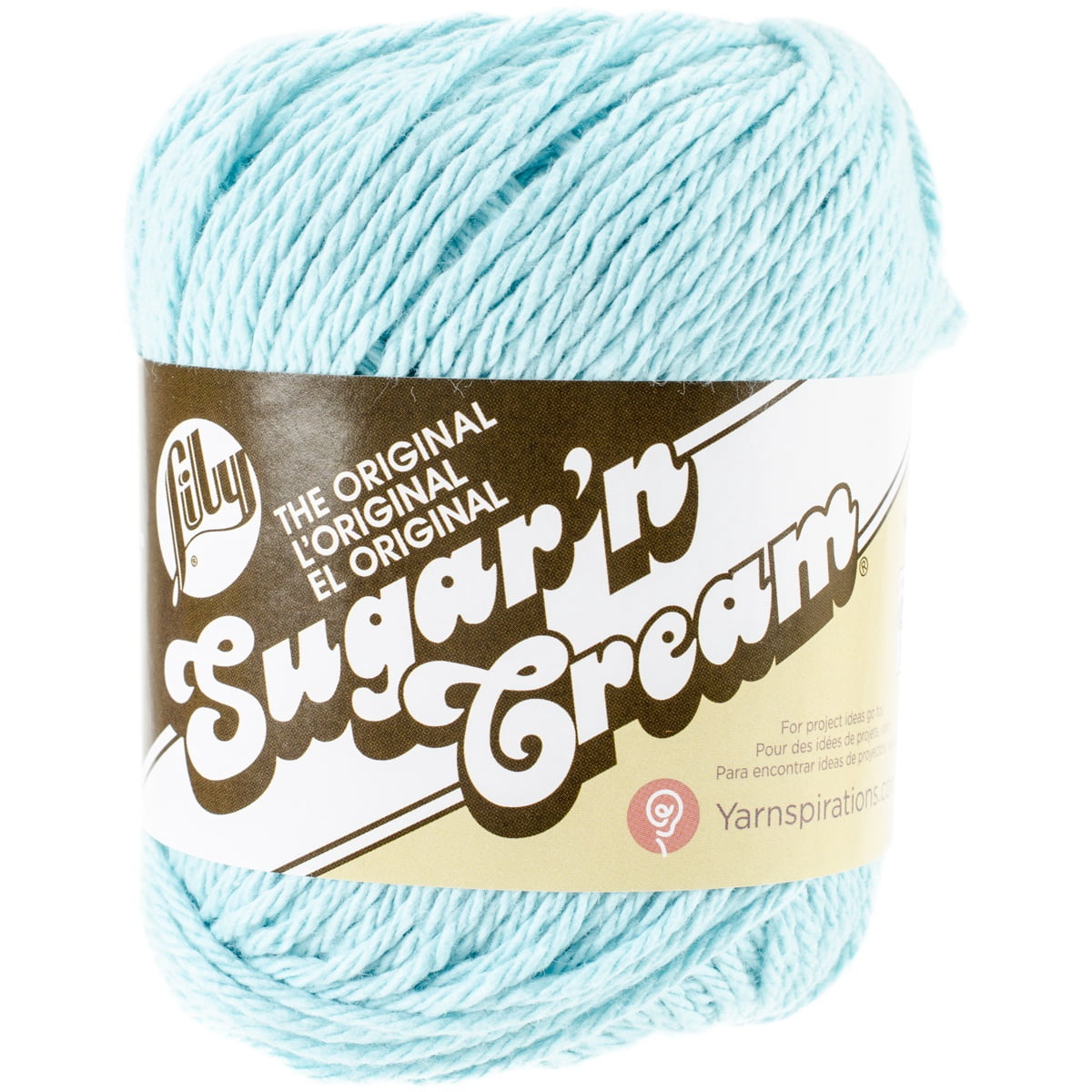 Lily Sugar'n Cream Yarn - Solids-Seabreeze, Multipack Of 6