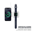 thumbnail image 4 of Cargador Inalámbrico Portátil 2 en 1 compatible con iPhone, iWatch, AirPods Genérica Cargador Inalámbrico Qi 2 en 1, 4 of 7