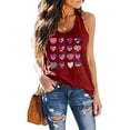 thumbnail image 2 of Dyegold 4th Of July Tank Tops For Women Summer Sleeveless American Flag Shirt Loose Casual Patriotic Graphic Tee Tops Tshirt, 2 of 4