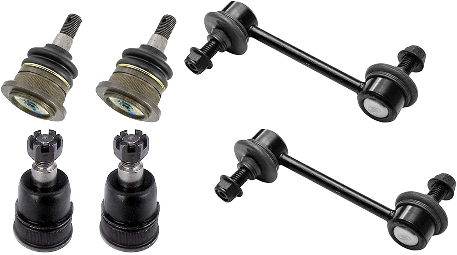 Complete Front End Suspension Kit For Lexus GX470, Toyota 4Runner & FJ Cruiser – 6pc