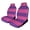 Color-3, variant on Purple Pastel Frame Car Seat Covers Car Accessories 2PCS Set Soft Front Seat Protector Cover