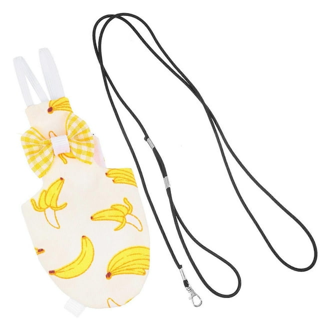Bird Diaper Designed For Budgie Travel Perfectly Sized Yellow Lightweight And Easy To Clean 1 Set
