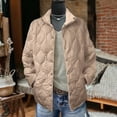 thumbnail image 5 of Womens Quilted Lightweight Jacket Button Down Stand Collar Puffer Jacket Coats Padded Outwear with Pockets, 5 of 7