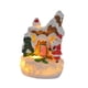 thumbnail image 5 of Figura de Papá Noel Soledad de Resina con Micropaisaje de Escena Invernal Casa Luminosa Navideña para Decoración de Chimenea Interior Marrón, 5 of 10