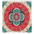thumbnail image 3 of Ambesonne Turkish Pattern Shower Curtain, Circles Blooms, 69"Wx70"L, Multicolor, 3 of 3