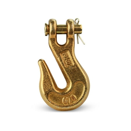 

DC Cargo G70 3/8 Chain Hook – Heavy Duty Clevis Grab Hook for 3/8 Inch Grade 70 Chain - for Trailer Truck Transport - 6 600 lbs