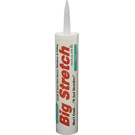 Sashco Sealants 10006 10.5 oz Clear Big Stretch Caulk and Seal