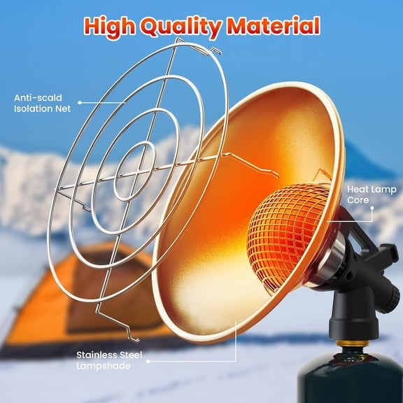 Portable Propane  Camping 6500 BTU