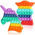 thumbnail image 1 of Pop on It Fidget Toys 2 Pack Rainbow Bubble Sensory Fidget T Fescuty N/A, 1 of 2