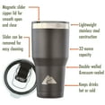 thumbnail image 4 of (6 pack) Ozark Trail 32 oz Vacuum Insulated Stainless Steel Tumbler, Black, 4 of 12