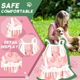 thumbnail image 4 of GASTROPOD Dog Dresses for Small Dogs Girl,Cotton Dog Costume,No Heat with Rabbit Dog Dresses,Pink,Xl, 4 of 7
