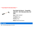 thumbnail image 2 of Rear Brake Pad Sensor - Compatible with 2016 - 2021 Mercedes-Benz C63 AMG 2017 2018 2019 2020, 2 of 2
