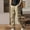 Khaki, variant on Zylanna Men's Cargo Pants, Fashion Multi-Pockets Elastic Waist Slim-Fit Casual Pants for Men Khaki Size L