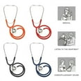 thumbnail image 1 of PENGXIANG Stéthoscope Double Face Caoutchouc Médical Auscultation Précise Profession Domestique Stéthoscope de Haute Qualité, 1 of 3