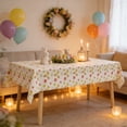 thumbnail image 4 of Easter Egg Themed Thickened Tablecloth, Waterproof and Stain‑Resistant Party Table Cover, Large Rectangle Cloth for Dining Room and Easter Holiday Party Decoration, 54*108in, Multicolor, 4 of 6