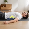 thumbnail image 3 of Ergonomic Lumbar Support Pillow for Side Sleepers Back Pain Relief Waist Cushion Contoured Ice Silkly Bed Rest Pregnancy Sleeping Support Soft Comfortable Pad Reading Relaxing Lumbar Waist Pad, 3 of 6