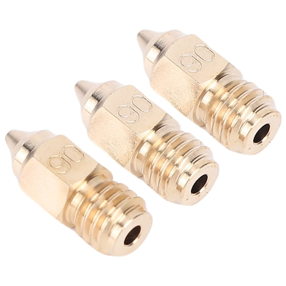 High 3PCS 0.6MM Brass Nozzles Fit for Ender 5 Maximum 3D Printer Extruder Hotend Nozzle Set Wear Resisting High Speed Printing