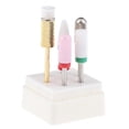 thumbnail image 1 of de brocas de cerámica para uñas, brocas para cutículas con cepillo para eléctricas de uñas, manicura, pedicura, acrílico, herramientas par Colcomx Set de brocas para uñas, 1 of 7