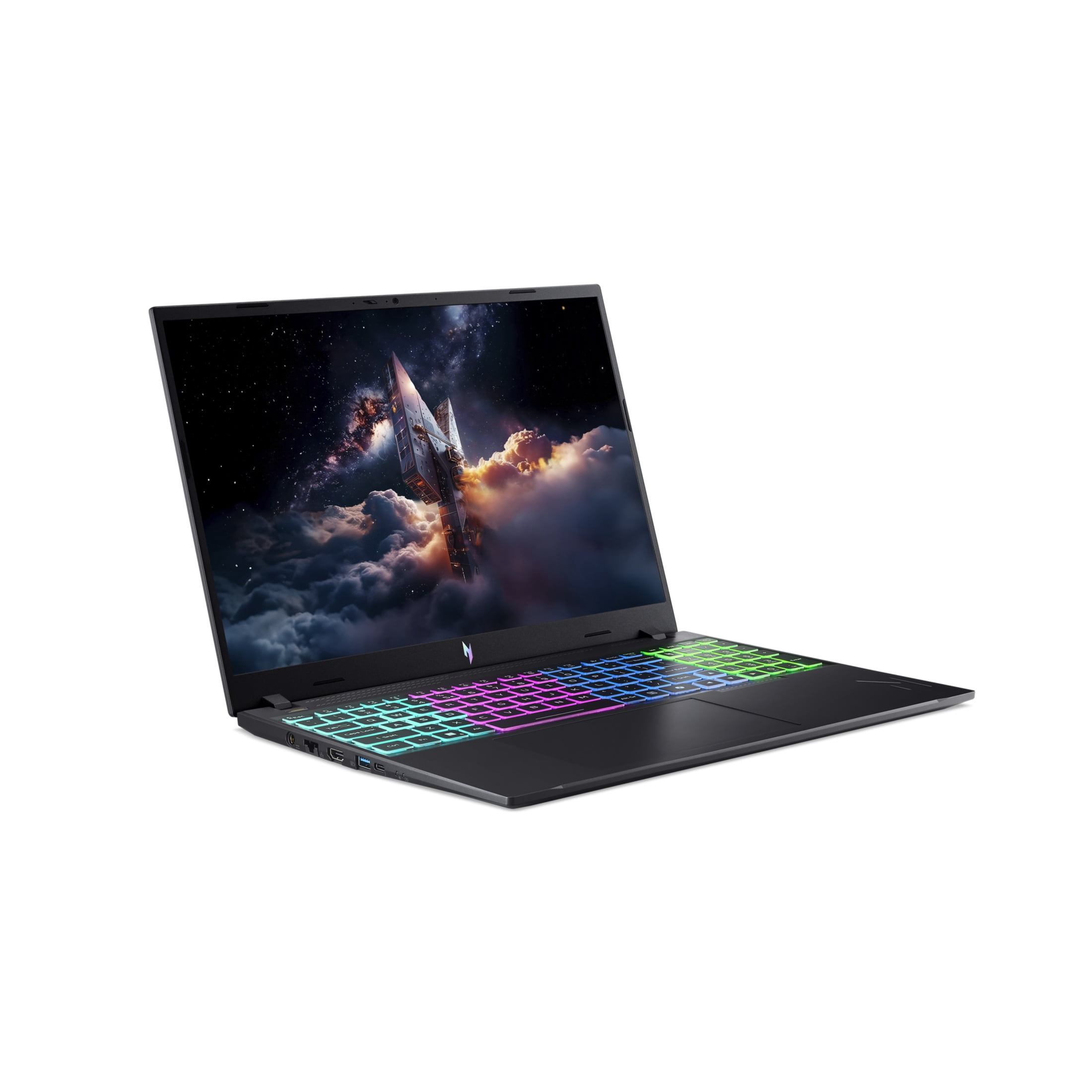 Acer Nitro V 16” WUXGA IPS 165Hz Gaming Laptop, Intel Core 5 Processor 210H, NVIDIA GeForce RTX 5060 Laptop GPU (572 AI TOPS) with 6GB GDDR7 VRAM, 16GB RAM, 512GB PCIe Gen 4 SSD, Obsidian Black