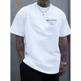 thumbnail image 1 of Men's Casual Short Sleeve T-Shirt with Italian Milan Graphic Print - Light Beige Crew Neck Summer T-Shirt, Breathable Regular Fit, Machine Washable, Fashionable Casual Wear, Comfortable Fabric, 1 of 7