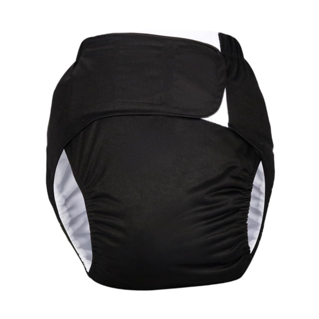 Pañal de tela para adultos Yinane impermeable reutilizable para incontinencia negro