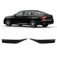 thumbnail image 2 of Ikon Motorsports 2PCS Rear Bumper Lip Diffuser Corner Apron Spats Added on Bodykit Replacement Compatible With 2018-2022 Honda Accord PP Polypropylene IKON V2 Style Unpainted Black, 2 of 8