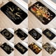 thumbnail image 2 of Alfombrilla antideslizante para puerta, decoración navideña para el hogar, Feliz Navidad y Feliz Año Nuevo, estampado de letras doradas y negras, 2 of 4