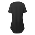 thumbnail image 7 of XIAONU V-Neck Nightgown for Women Hi-Low-Hem Bedroom Night Dresses, 7 of 7