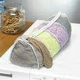 thumbnail image 2 of Whitmor Zippered Mesh Wash Bags - White - Set of 4, 2 of 5