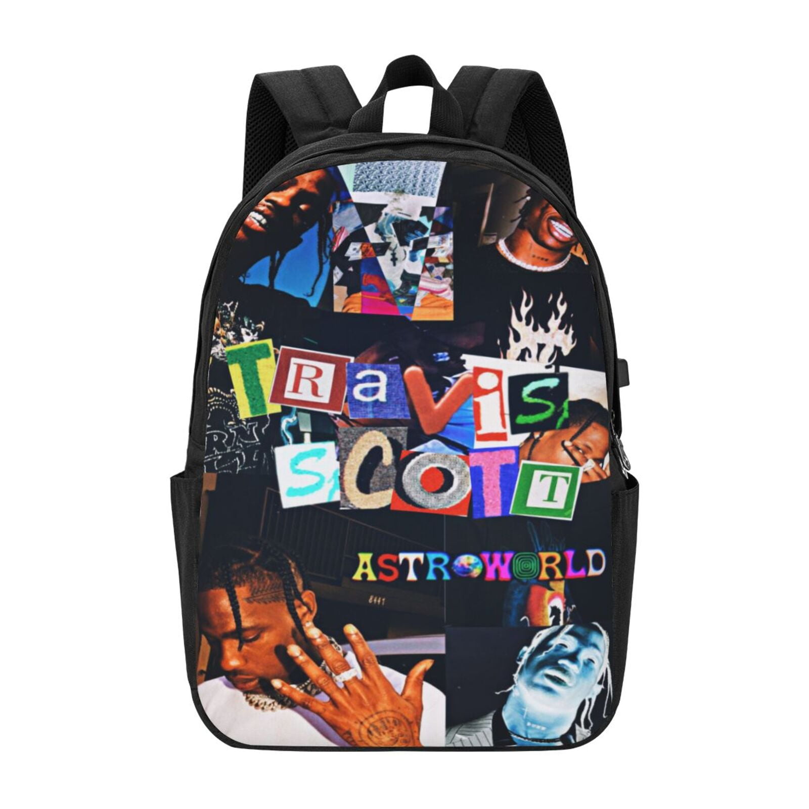 Travis Scott Backpack For Men Women Teen , Water Resistant Casual Daypack Fits Laptop With Usb Charging Port,17 In Bookbag For Travis Scott Backpack For Men Women Teen , Water Resistant Casual Daypack Fits Laptop With Usb Charging Port,17 In Bookbag For
