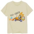 Big Girl's T Shirt Fashionable Letter Round Neck Short Sleeved Going ...