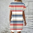 thumbnail image 3 of Robe d'Été pour Femmes, Robes d'Été pour Femmes, Mode Décontractée Col Rond Imprimé Robes d'Été Sans Manches Robe Chandail, Robe pour Femmes, Robes d'Été pour Femmes, 3 of 6
