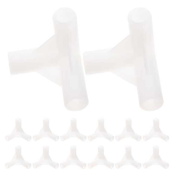 Hytrove Greenhouse Connectors Black For Camping 30Pcs
