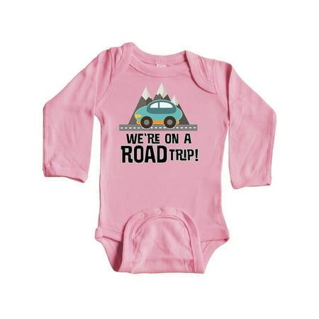 

Inktastic Family Road Trip Mountains Gift Baby Boy or Baby Girl Long Sleeve Bodysuit