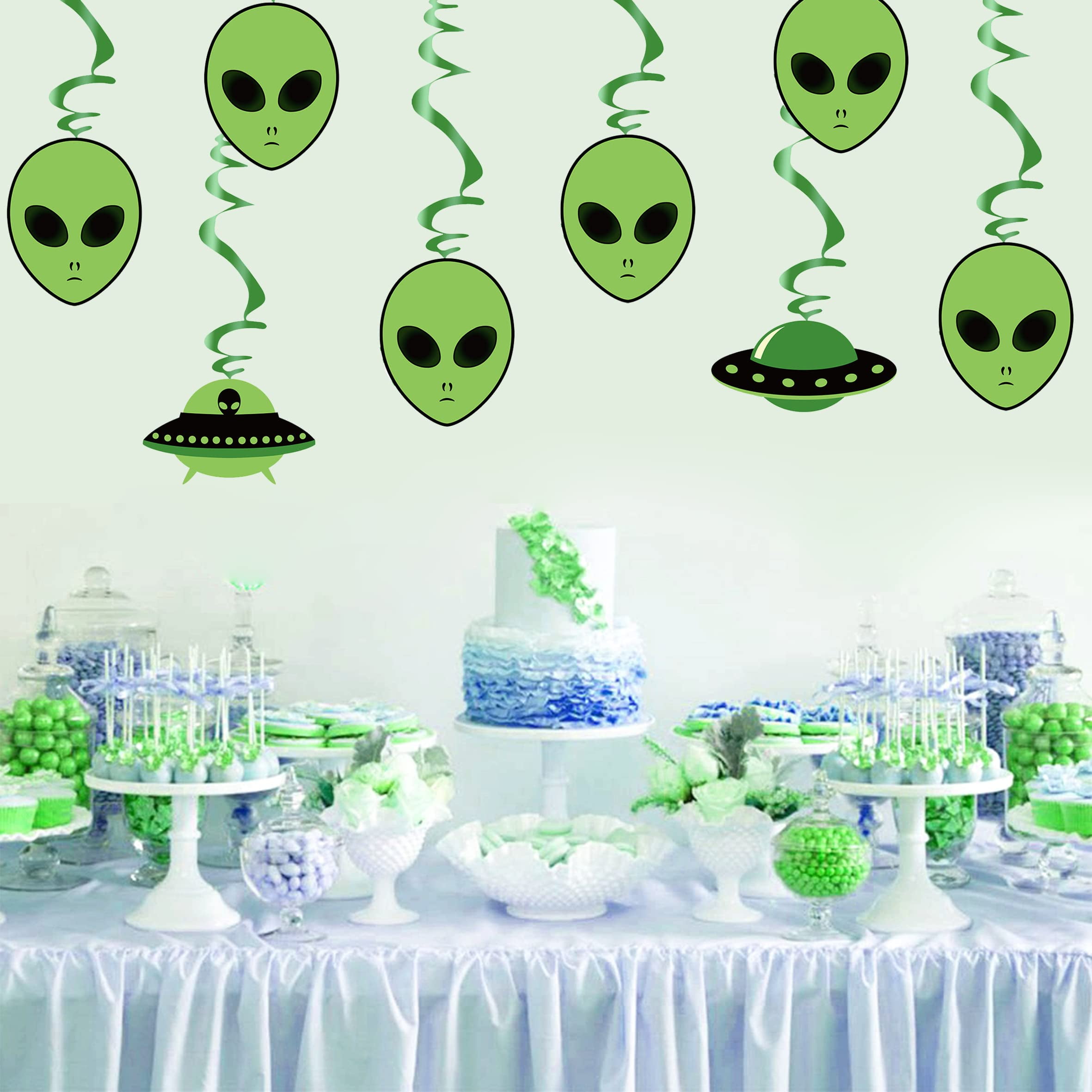 20pcs Halloween Festa Tema Kids Brinquedos Arranjo Esqueleto Alien Desenho  Animado Estilo03