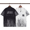 thumbnail image 2 of Q209 # Camiseta Casual Para Hombre Y Mujer Camisa Estampada Con Logotipo De Carta De Manga Corta, 2 of 3