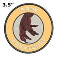 thumbnail image 2 of Bigfoot Patrol! Gone Squatchin' 3.5" Iron On Or Sew On Embroidered Fabric Badge Patch Unexplained Mysteries Iconic Series, 2 of 2