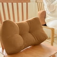 thumbnail image 4 of Lumbar Support Pillow for Office Chair, Office Chair Lumbar Support Cushion, Durable Chair Back Support Cushion, Lower Back Support Pillow for Desk Chair, Khaki 1 Piece, 4 of 5