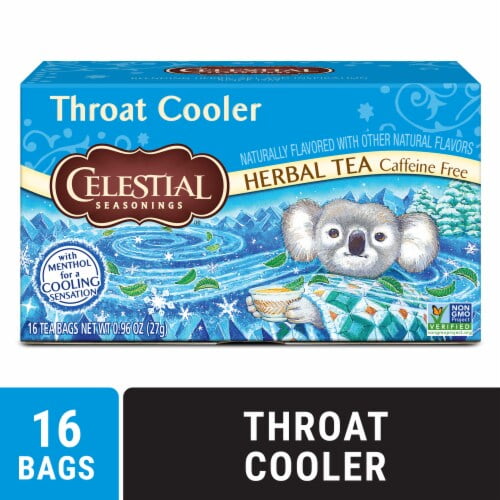 2X-Celestial Seasonings Throat Cooler Herbal Tea - .96 oz - 16 ct