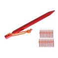 thumbnail image 3 of Tent Stakes V Shape Heavy Duty Tent Peg With Ropes For Outdoor Camping Tent Accessories Red, 3 of 8