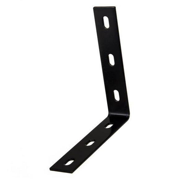 Hampton 5021192 7 x 1.5 in. Black Steel Inside L Corner Brace, Pack of 10