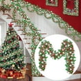 thumbnail image 1 of Christmas Decorative Wool Tops Christmas Color Tops White Snowflake Christmas Tree RIBBES, 1 of 9