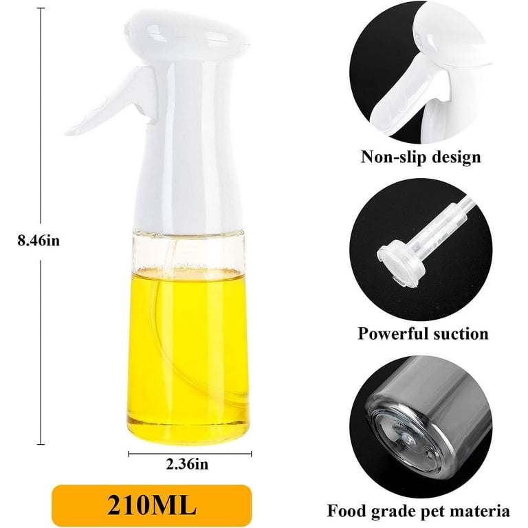 Dispensador de aceite de cocina, botella pulverizadora de aceite