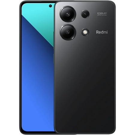 Xiaomi Redmi Note 13 4G 6.67" GSM Unlocked (T-Mobile Mint Tello & Global) Global ROM (256GB+8GB, Midnight Black)